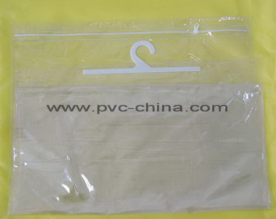 pvc拉链挂勾袋