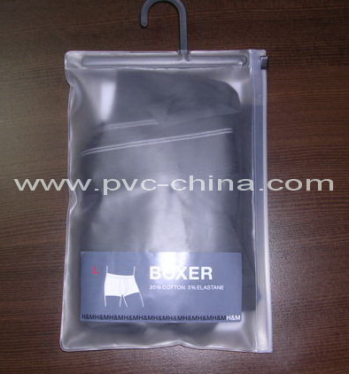 pvc hook bag