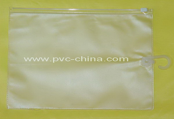pvc拉链挂钩袋