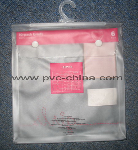 pvc hook bag