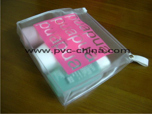 PVC zipper bag